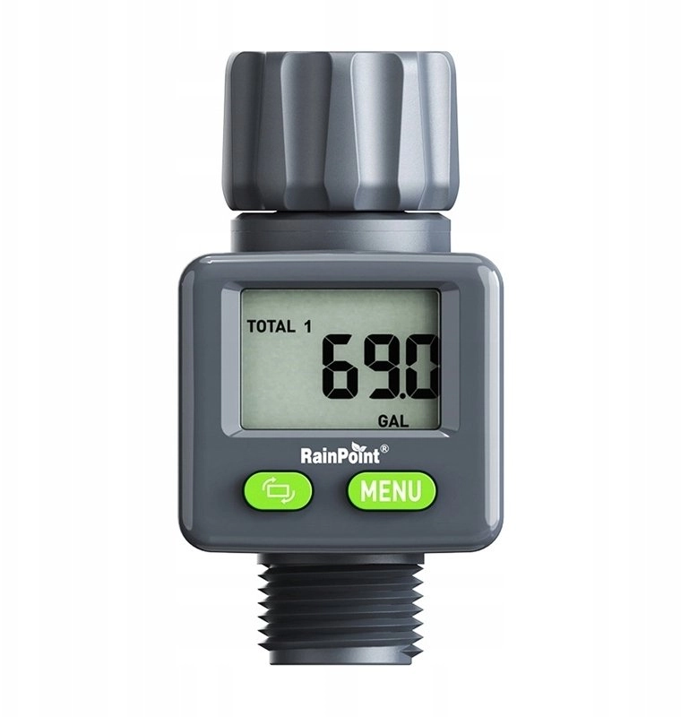 RainPoint digital water flow meter 079583