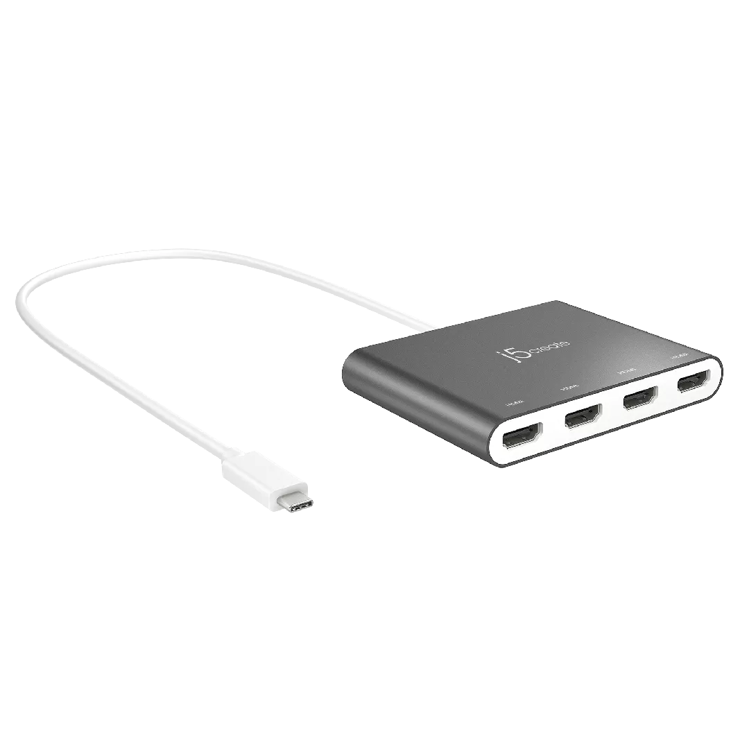 J5create JCA366-N USB-C™ to 4-Port HDMI™
