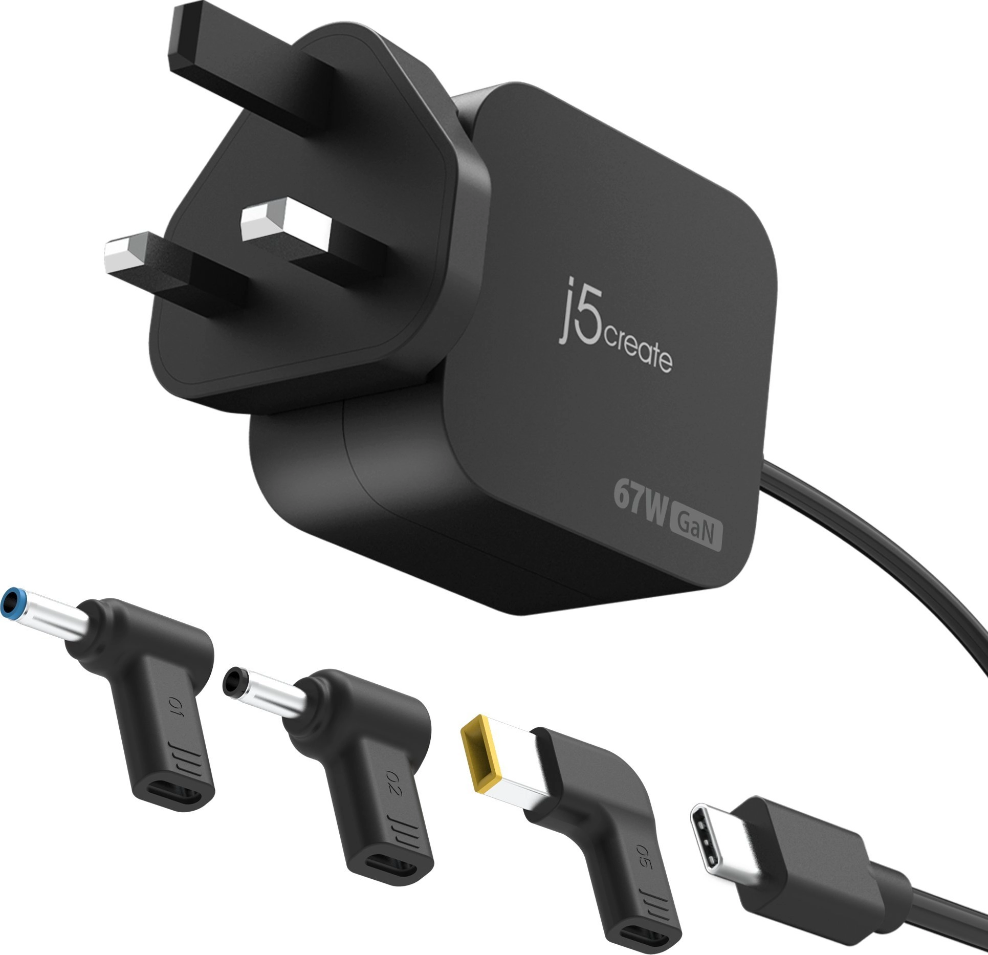 J5create JUP1565DCF3A-FN 67W GaN PD USB-C®