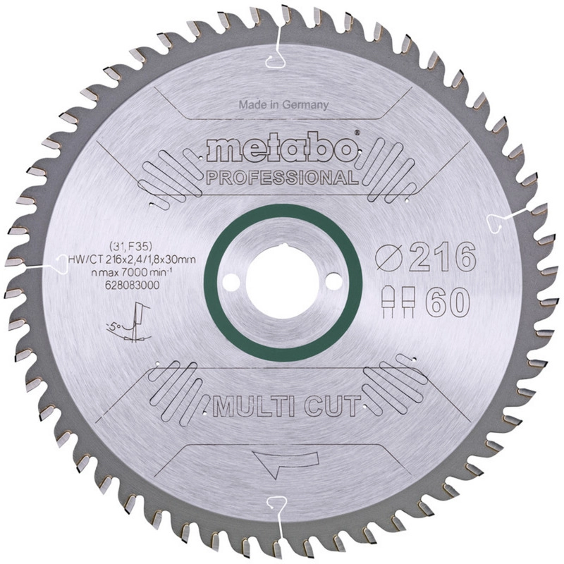 Circular saw HW/CT O 216x2.4/1