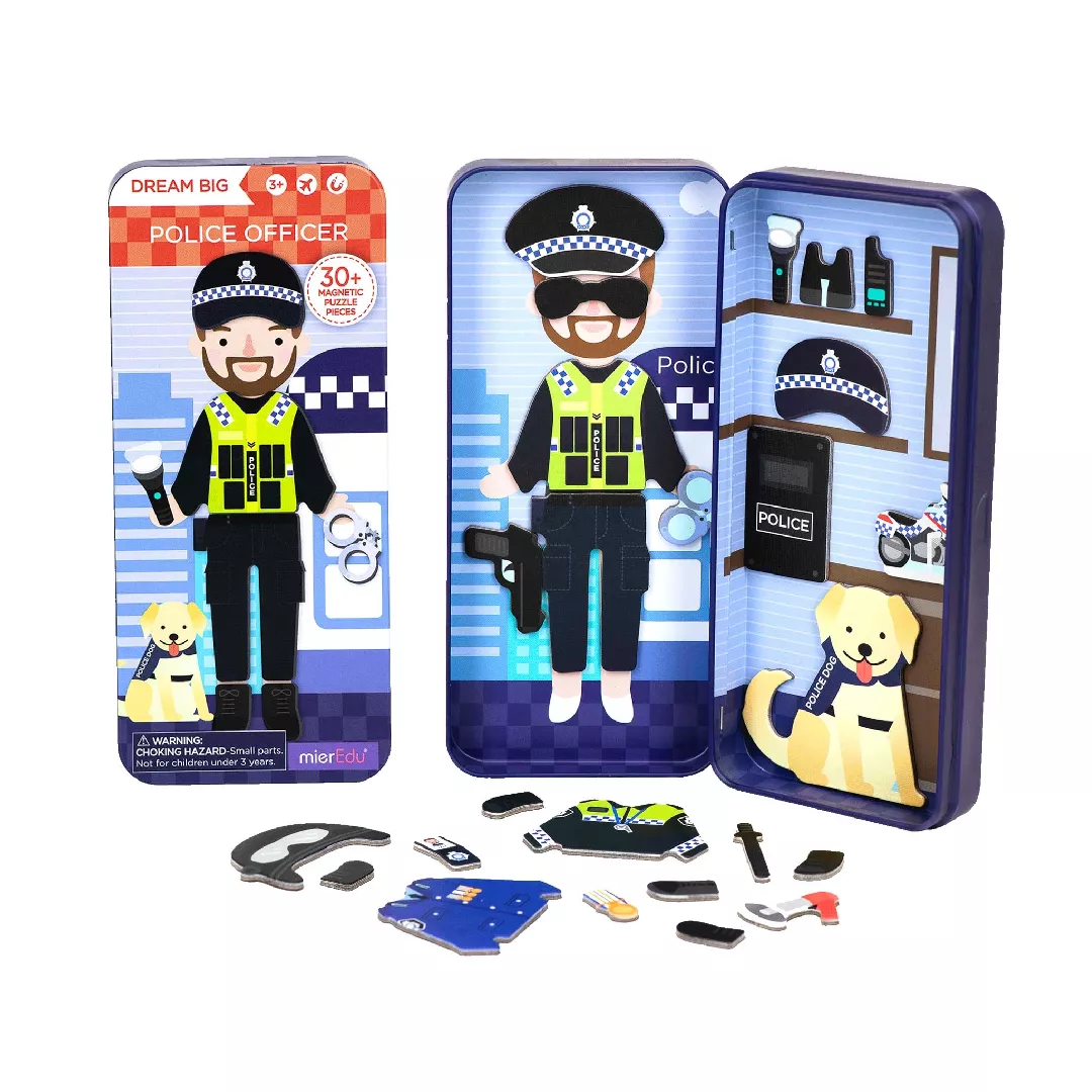 MierEdu Magnetic Puzzle Box - Police