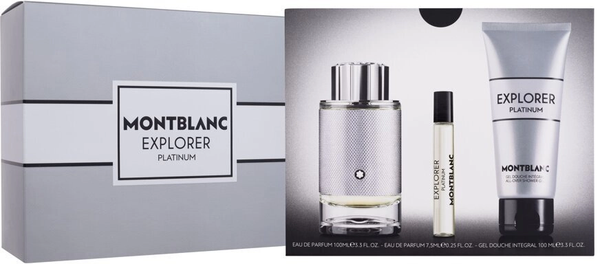 Montblanc Set : Explorer Platinum Eau