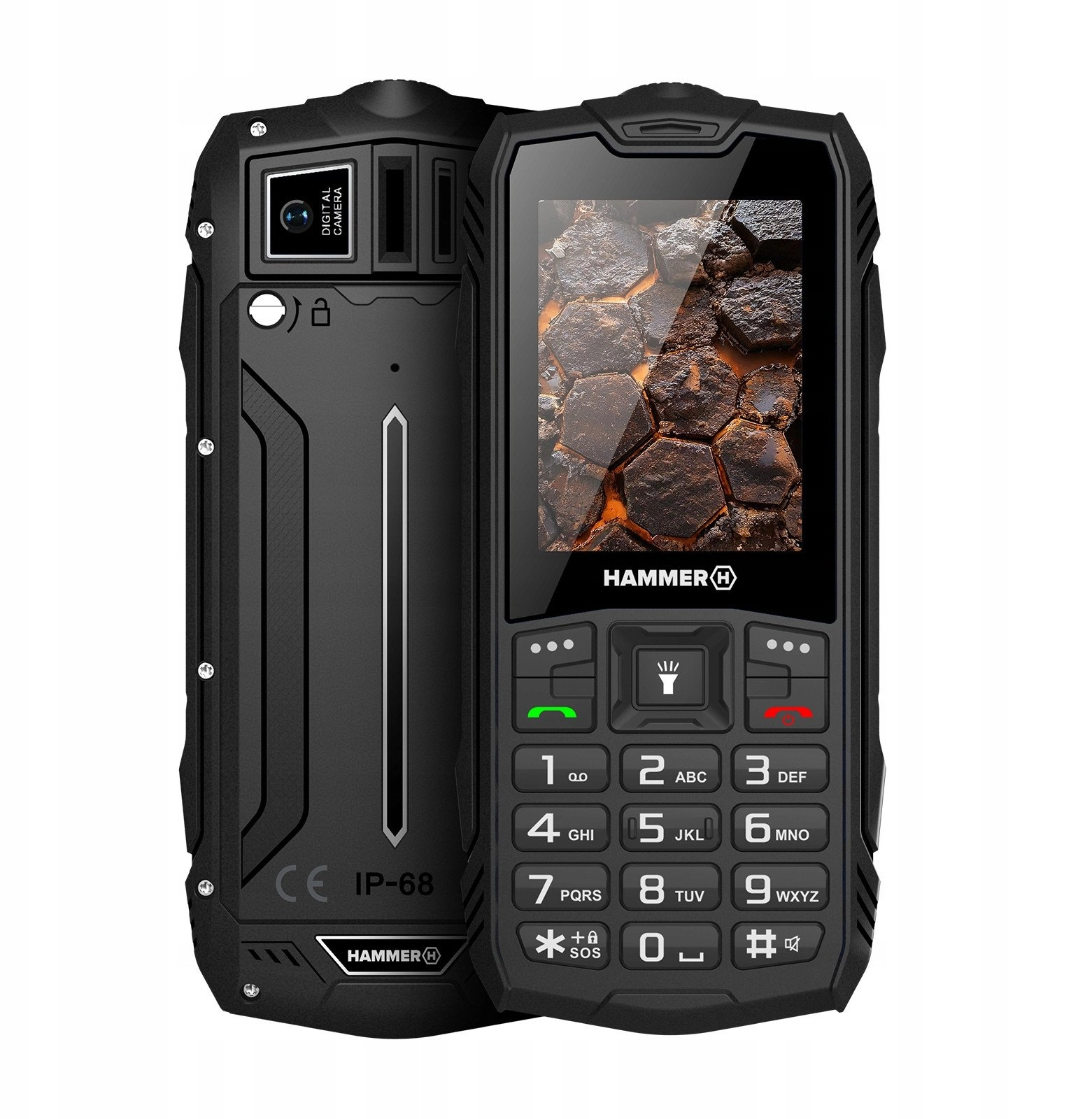 HAMMER ROCK LTE (Juodas) Dual SIM