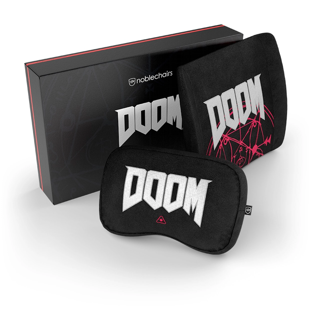 Noblechairs DOOM Edition Pillow set Black