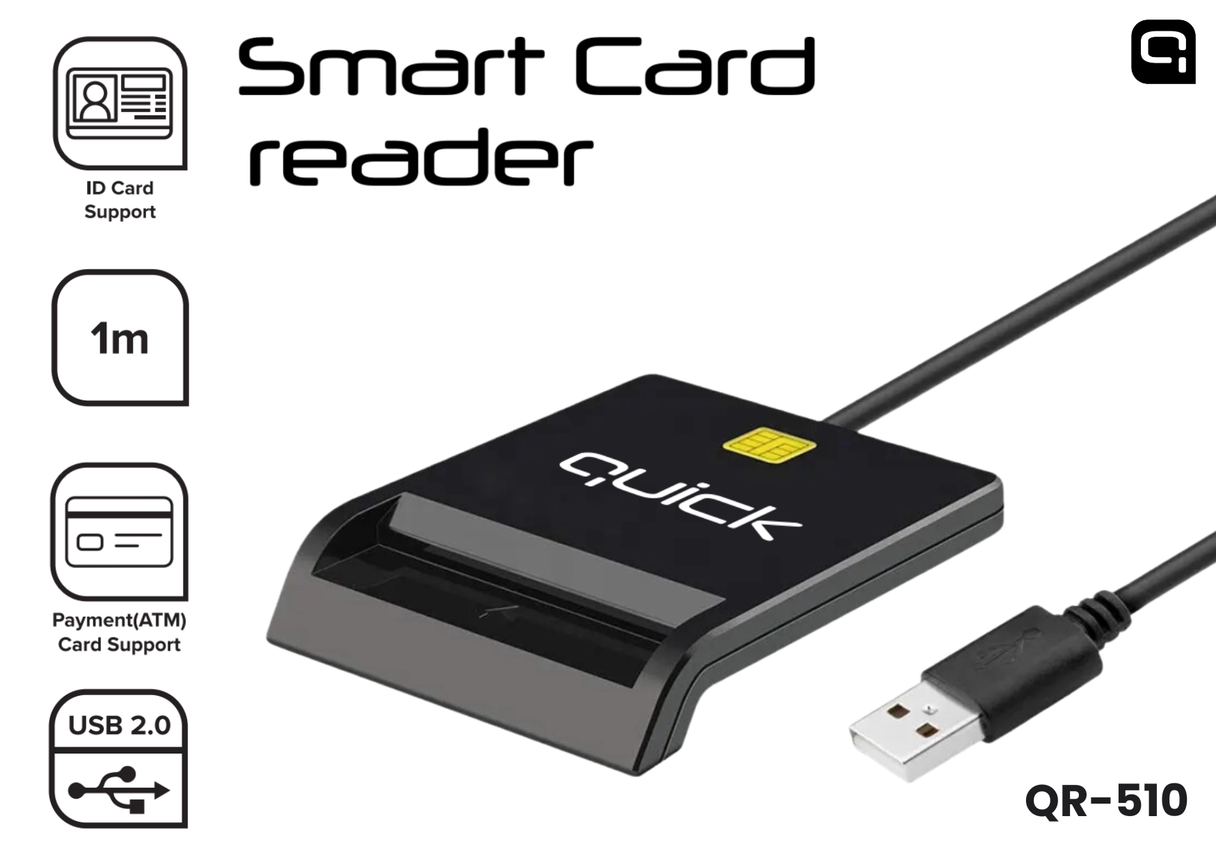 Quick QR-510 Smart ID Card reader