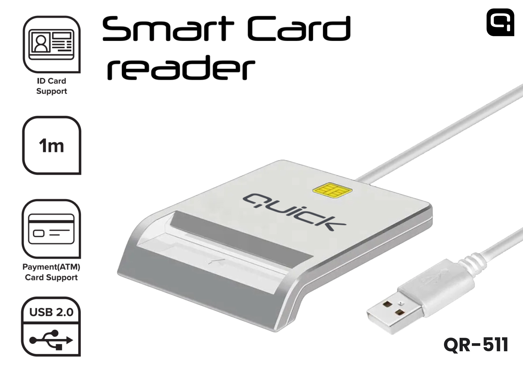 Quick QR-511 Smart ID Card reader