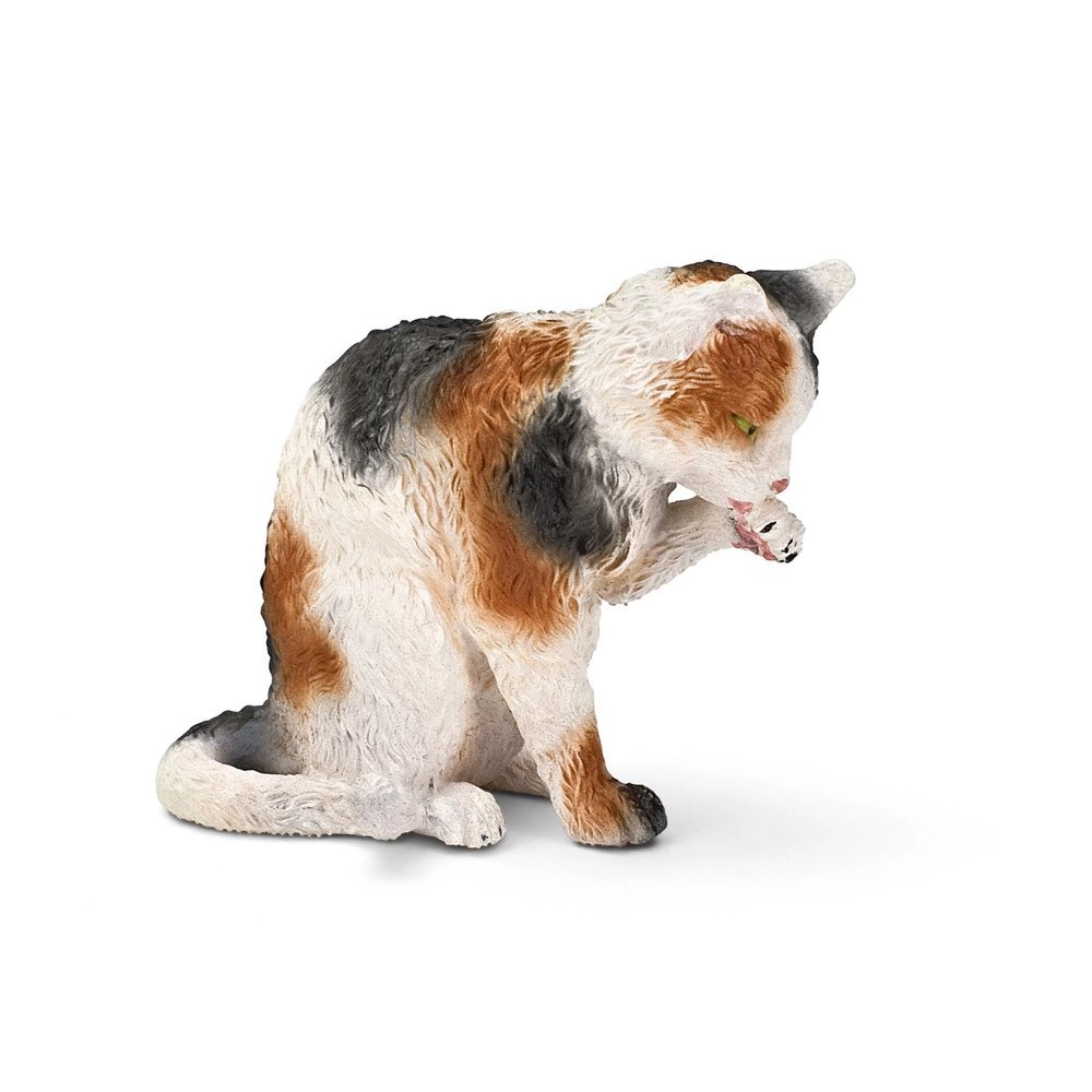 Schleich Cat  Grooming 13675 4005086136755