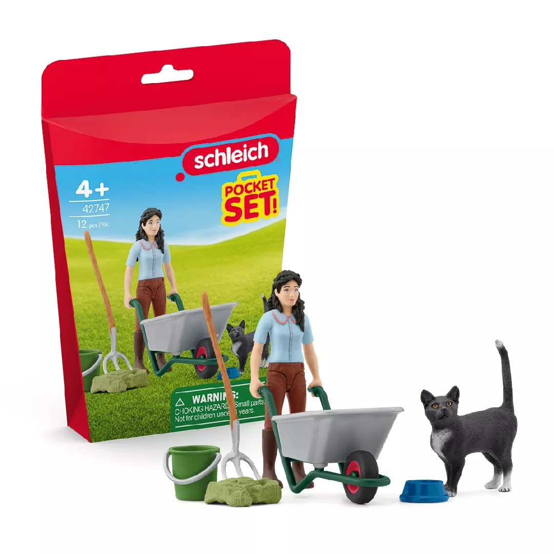 Schleich HORSE CLUB Mucking  Grooming Playset