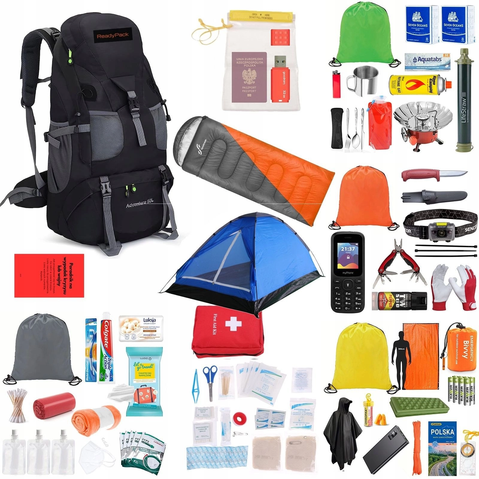 Evacuation Backpack + Equipment ReadyPack X2